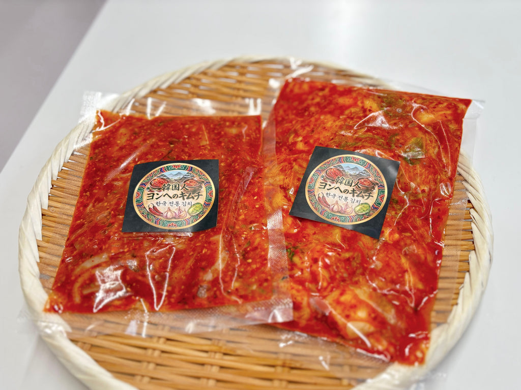 【ヨンへ特製】ひと口で虜になるプレミアム極上本格酵母キムチ 720g(360g×2パック)